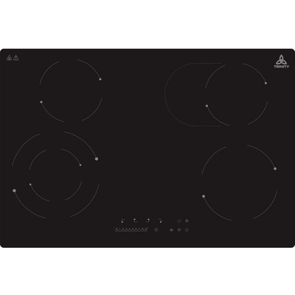Trinity 77cm Ceramic Touch Control 6 Zone Ceramic Cooktop TRC775