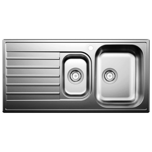 Blanco LIVIT II 6S Single Bowl and 3/4 Inset Sink with Left Hand Drainer 528222