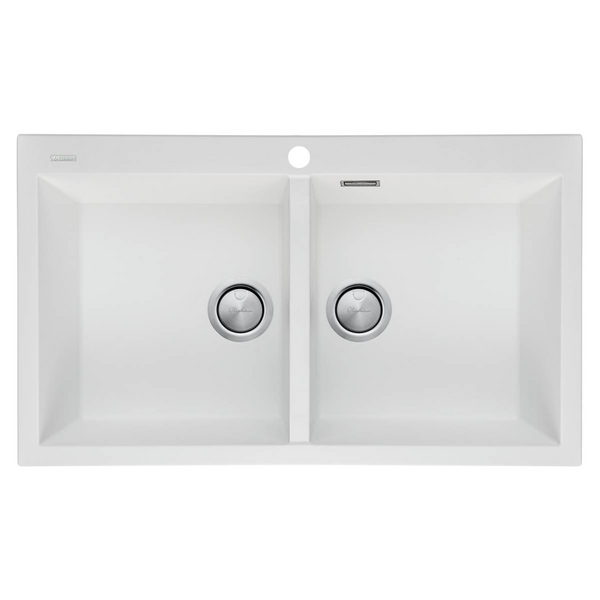 Oliveri Santorini Double Bowl Topmount Sink ST-WH1564OF