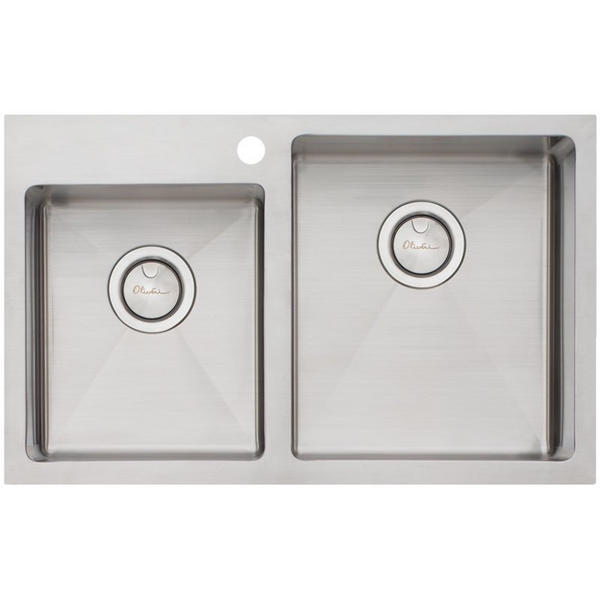 Oliveri Apollo 1 and 3/4 Bowl Inset Sink AP1416