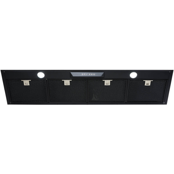 Schweigen 120cm Matte Black UnderMount Rangehood with ISO Drive SP Motor UM1170-12BSPPAK