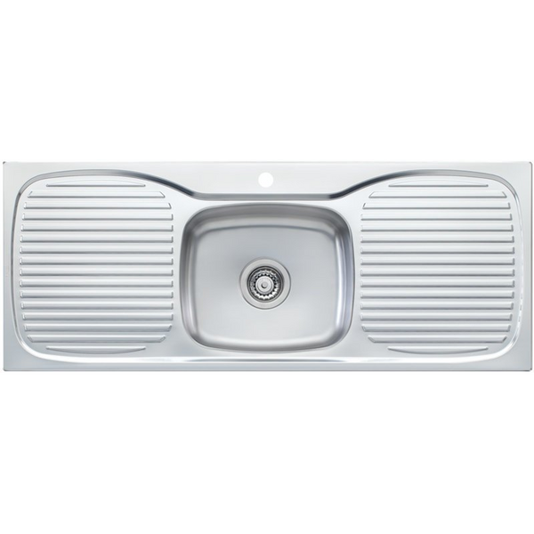 Oliveri Ultraform Single Bowl Double Drainer Sink UF16
