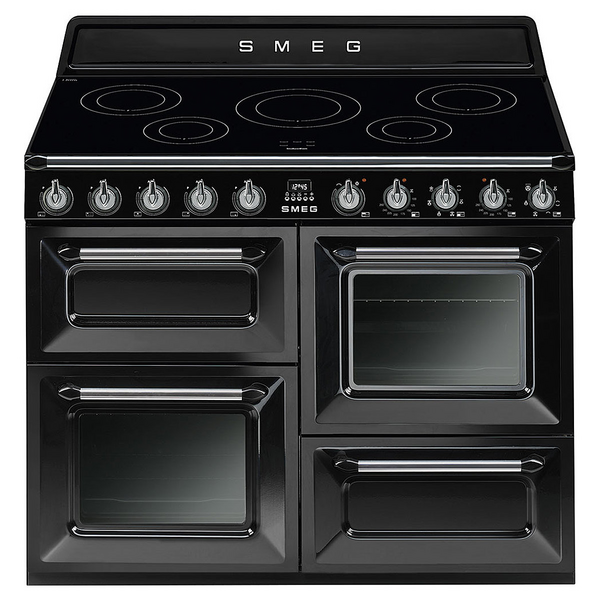 Smeg 110cm Victoria Aesthetic Freestanding Electric Oven TR4110IBL