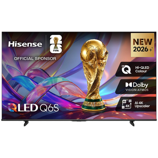 Hisense 85 Inch Q6S 4K Hi-QLED TV [2026] 85Q6SAU