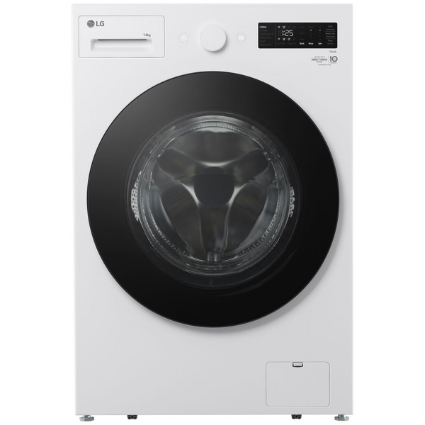 LG XL Series 14kg AI Front Load Washing Machine Matte White WXLS-1014WX