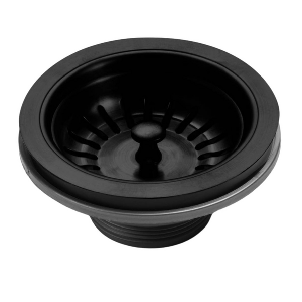 Oliveri Spectra Basket Waste - Black ACBWBK