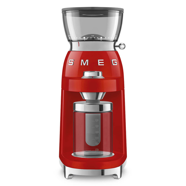 Smeg 50's Retro Style Coffee Grinder Red CGF03RDAU