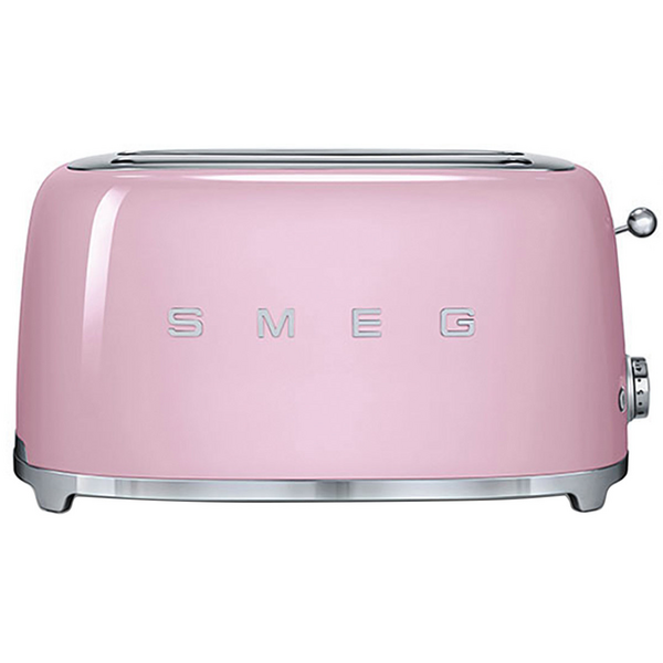 Smeg 50s Retro Style 4 Slice Toaster Pink TSF02PKAU