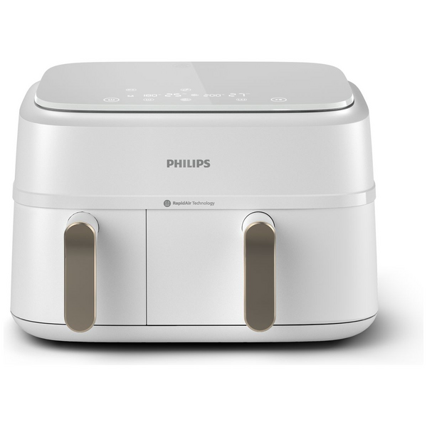 Philips 3000 Series 9L Dual Basket Airfryer XXL White NA353-10