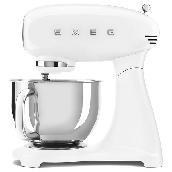 Smeg 50's Style Stand Mixer White SMF05WHAU