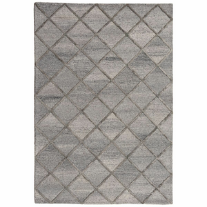 Cadrys Shimmer Diamonds Charcoal 200x300 Rug SHIMCD2