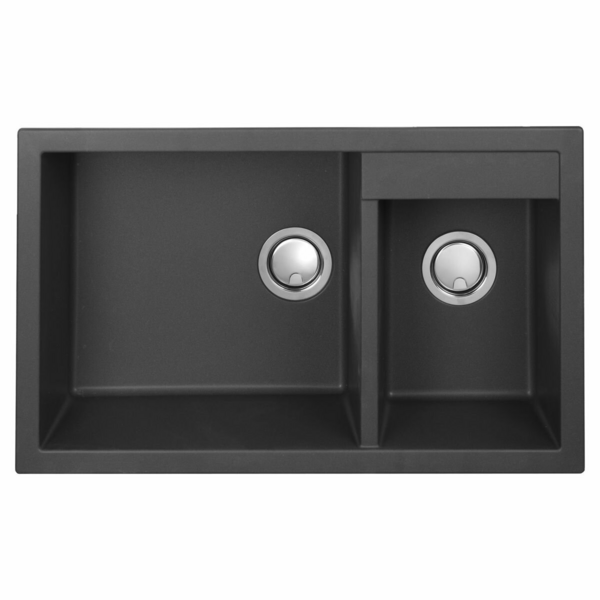 Artusi Granitek Series Double Bowl Sink AGS812B