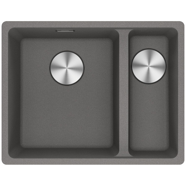 Franke Maris 340/150mm 1 and 1/2 Bowl Right Undermount Sink Stone Grey MRG160SBRSG-B