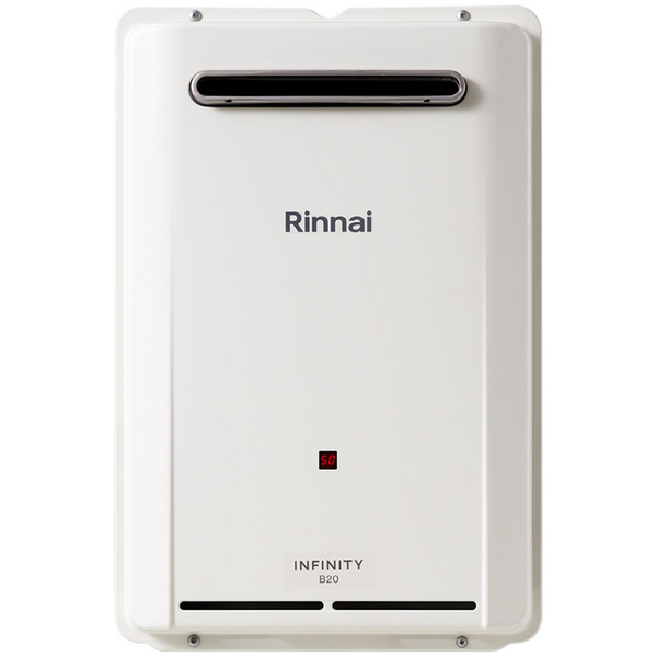 Rinnai Infinity 20 Continuous Flow Natural Gas Hot Water Pre-Set 50 Degrees INF20N50B
