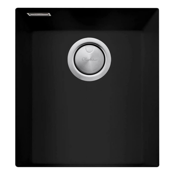 Oliveri Santorini Standard Single Bowl Undermount Sink Matte Black ST-MB1530U-OF