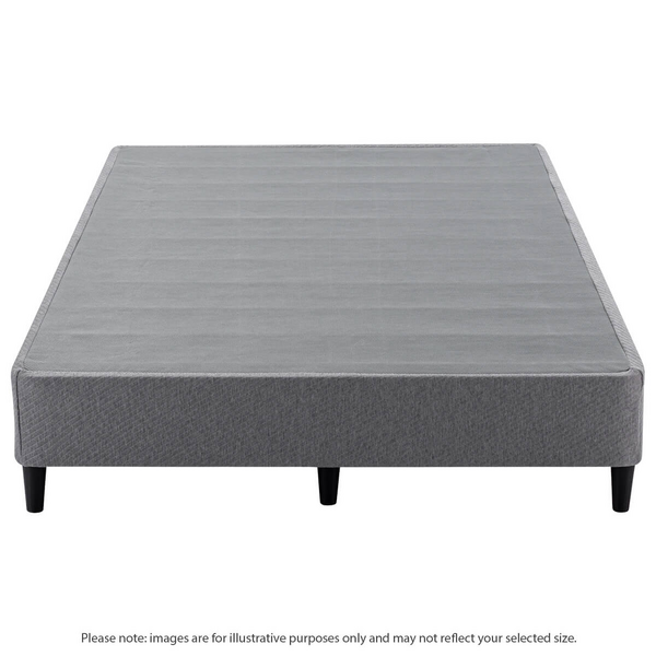 Zinus Keenan Single Dark Grey Ensemble Bed Base AU-BSLB-DG-S