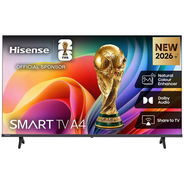 Hisense 32 Inch A4S HD Smart TV [2026] 32A4SAU