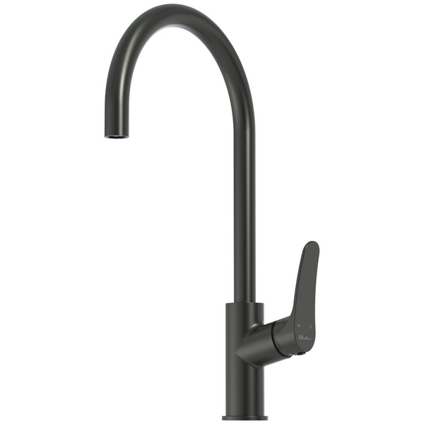 Oliveri Verona Goose Neck Mixer Tap Gunmetal VA306505GM