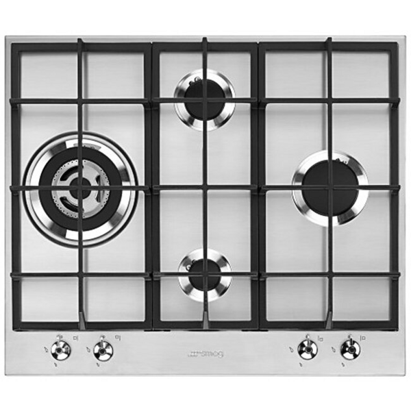 Smeg 60cm Classic Stainless Steel Gas Cooktop PX364LAU