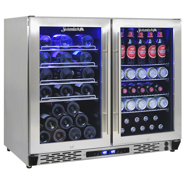 Schmick Twin Zone Alfresco Beer And Wine Bar Fridge JC190-GG