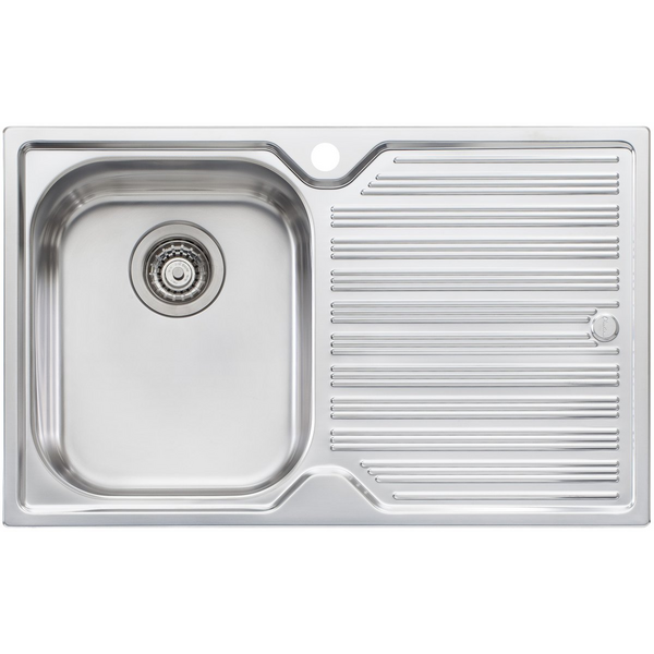 Oliveri Diaz Single Bowl Right Hand Drainer Topmount Sink DZ121