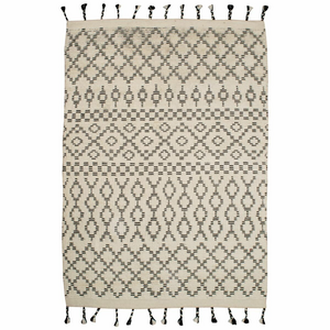Cadrys Sahara Trellis Ivory/Charcoal 200x300 Rug SAHTIC2