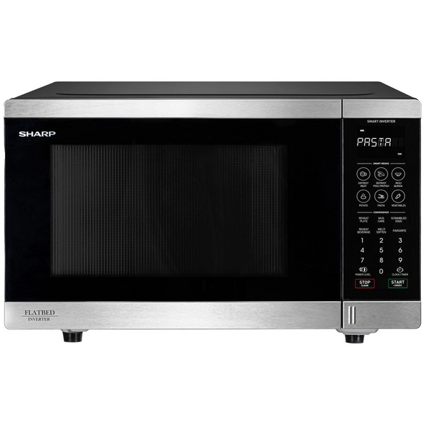 Sharp 32L Flatbed 1200W Microwave S/Steel SM327FHS