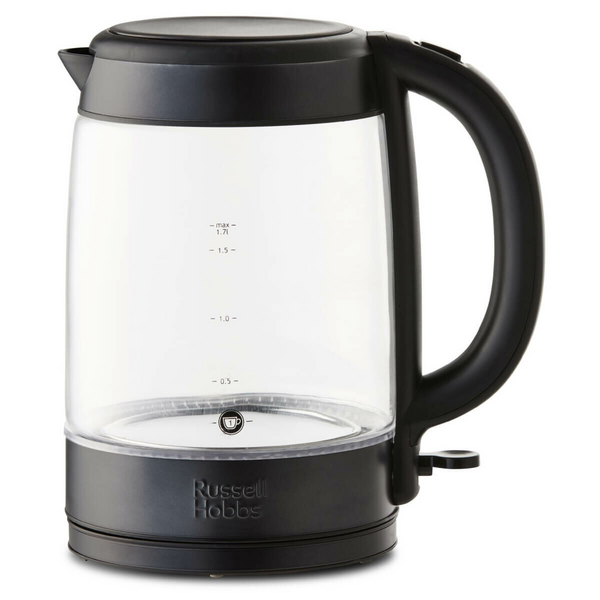 Russell Hobbs Brooklyn Glass Kettle Black RHK172BCH