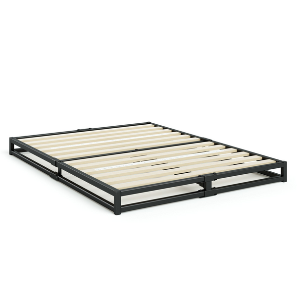 Zinus King 15cm Joseph Metal Bed Frame with Bed Platform Base Black AU-MBBF-6K