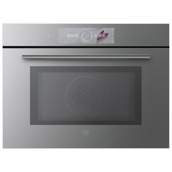 V-ZUG CombiMiwell V4000 Combi-Microwave Oven Platinum Mirror Glass 2402500009