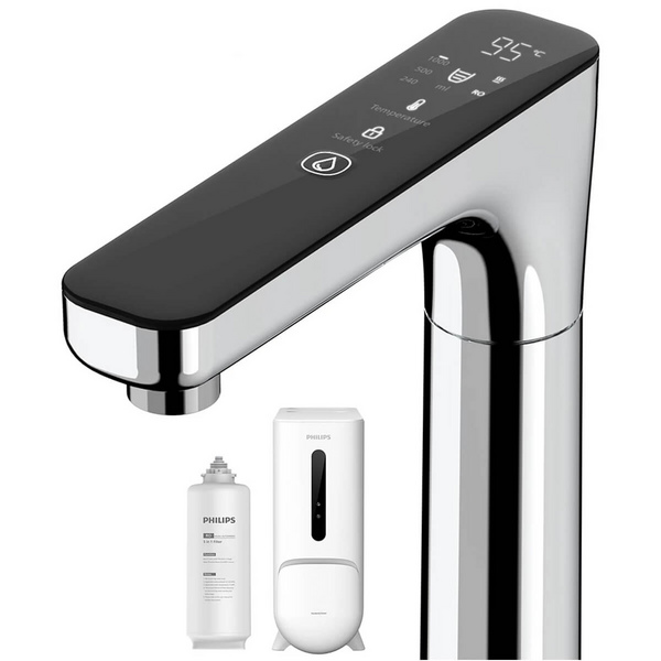 Philips RO 600G Boiling and Ambient Filtered Water Tap Chrome AUT6104CH