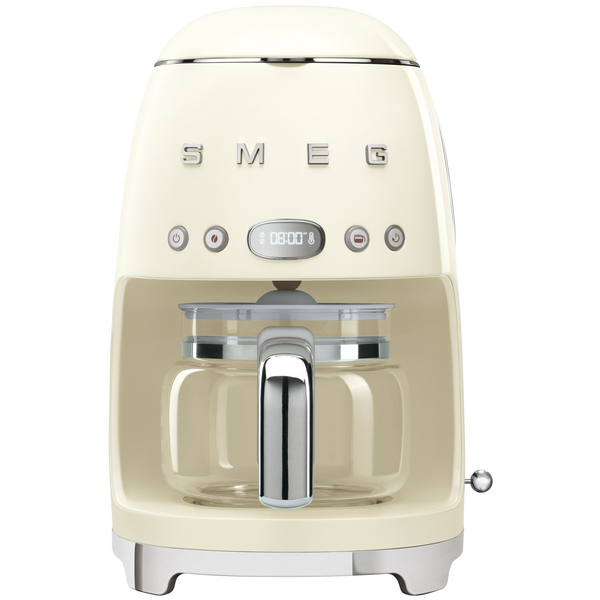 Smeg 50s Retro Style Drip Filter Coffee Machine Cream DCF02CRAU