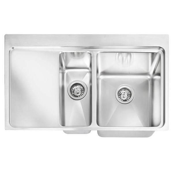 Artusi 1 and 1/3 Bowl Left Hand Drainer Sink PARKLANE