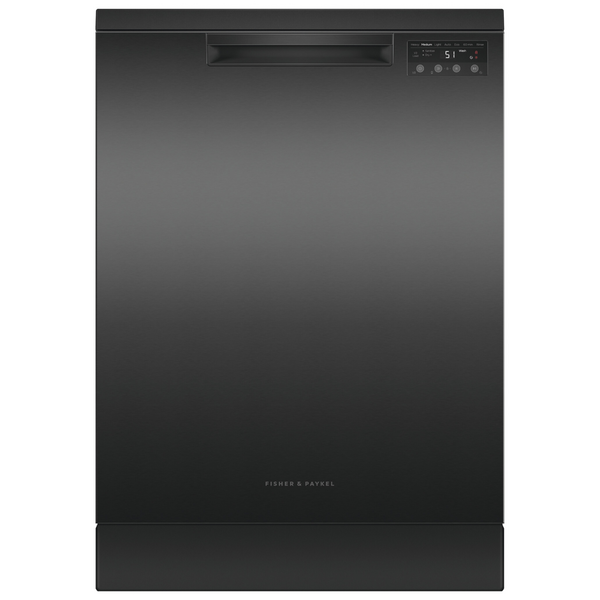 Fisher & Paykel Series 5 Contemporary Freestanding Dishwasher Black Steel DW60FC1B2