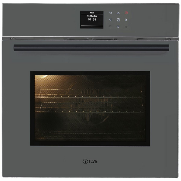 ILVE 60cm Grigio Lusso Electric Built-In Oven 600TCGV
