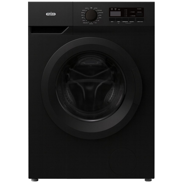 Mykin 8kg Front Load Washing Machine Black MFLW800B