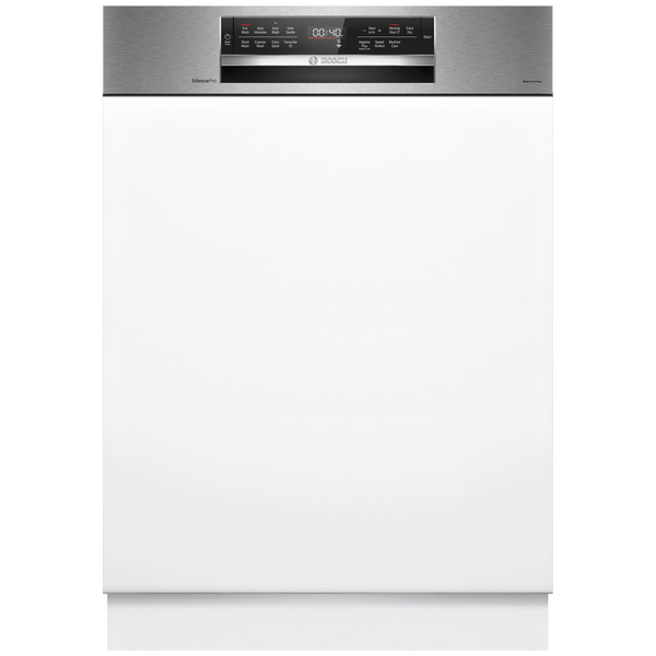 Bosch 60cm Series 8 Semi Integrated Dishwasher 15 Place Setting Stainless Steel SMI8ZCS02A