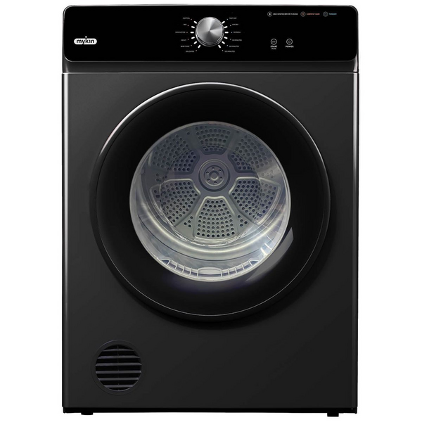 Mykin 8kg Vented Dryer Black MVD28B