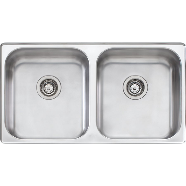 Oliveri Nu-Petite Double Bowl Undermount Sink NP60U