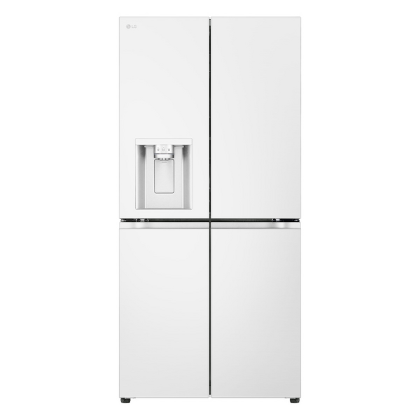 LG 506L French Door Fridge with Ice and Water Dispenser White GF-L500MWH
