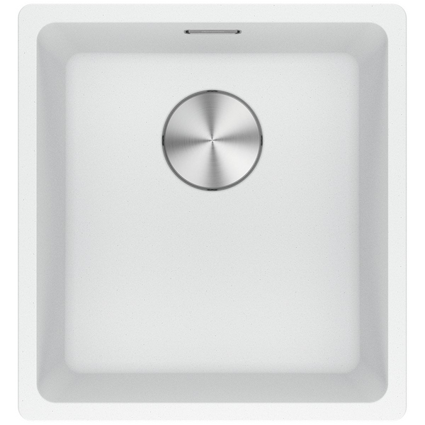 Franke Maris 370mm Single Bowl Undermount Sink Polar White MRG110-37PW-B