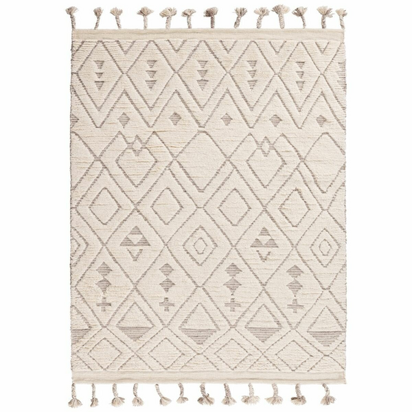 Cadrys Cadrys Sahara Diamond Ivory/Taupe 200x300 Rug SAHDIT2 | Home Clearance