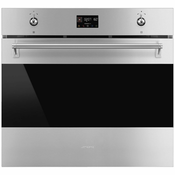 Smeg 76cm Stainless Steel Classic Pyrolytic Oven SOPA3302TPX