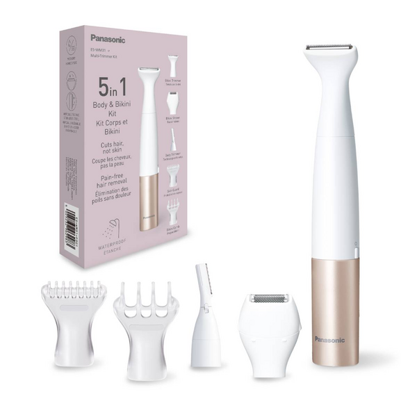 Panasonic Women's 5 in 1 Grooming Kit White ES-WM31-P341