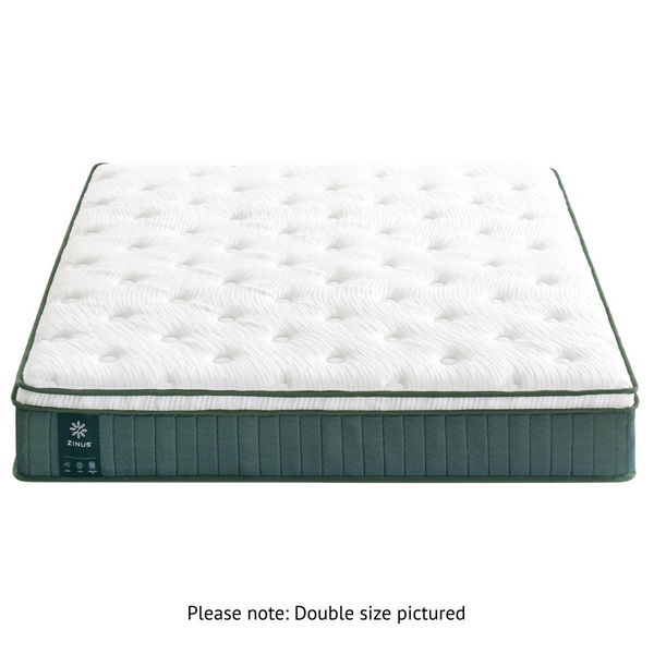 Zinus Double Green Premium Pocket Spring Euro Top Mattress AU-MSSBO4ZC-10D