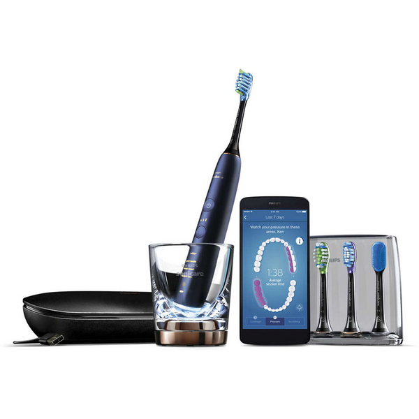 Philips Sonicare DiamondClean Smart Sonic Electric Toothbrush with App HX9954-56