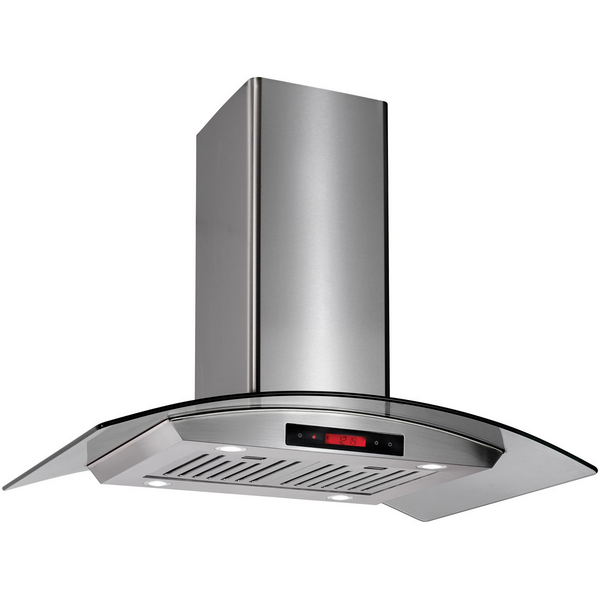 Euromaid 90cm Stainless Steel Island Rangehood ICG9BLS