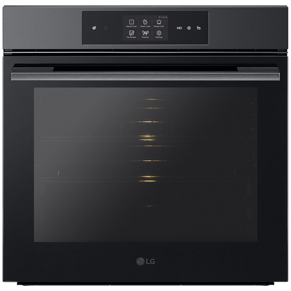 LG Series 9 60cm Full Steam Pyrolytic Oven with InstaView Matte Black BO609T2MB4