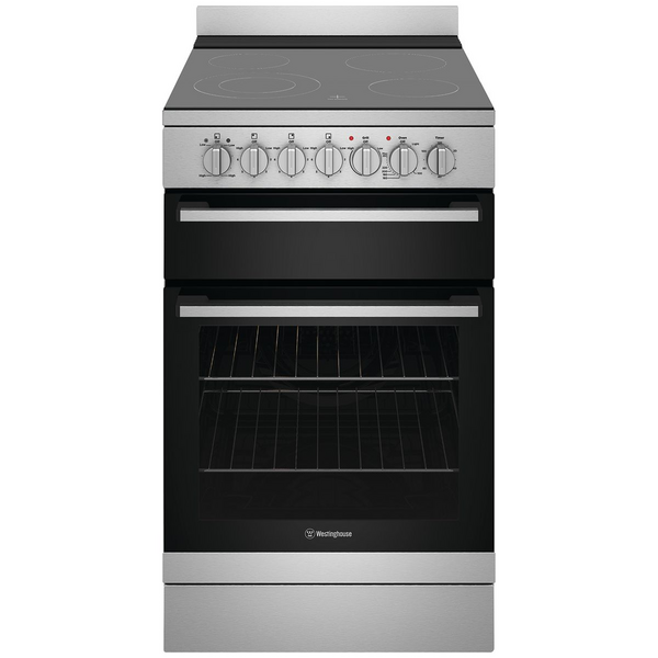 Westinghouse 54cm Electric Freestanding Oven - Stainless Steel WFE542SCB