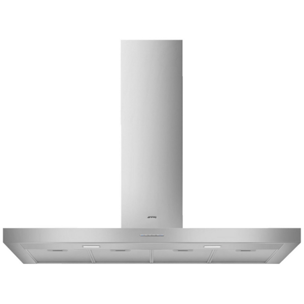 Smeg 120cm Wallmount T-Shape Stainless Steel Canopy Rangehood KBT1200XE
